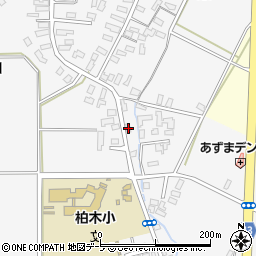 青森県平川市柏木町東田14周辺の地図