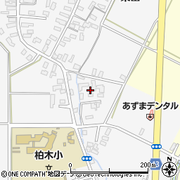 青森県平川市柏木町東田18周辺の地図