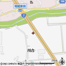 青森県弘前市堀越川合50周辺の地図