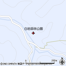 平川市役所　白岩森林公園管理事務所周辺の地図