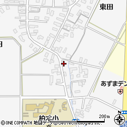 青森県平川市柏木町東田249周辺の地図