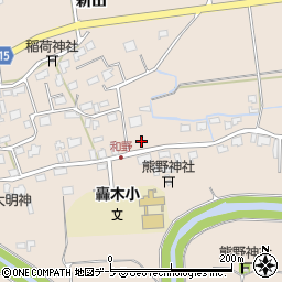 青森県八戸市市川町菅谷地1周辺の地図