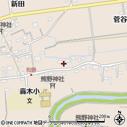 青森県八戸市市川町菅谷地9周辺の地図