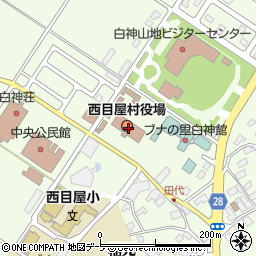 西目屋村役場　観光専用周辺の地図