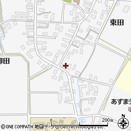青森県平川市柏木町東田246周辺の地図