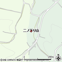 青森県弘前市湯口（二ノ下り山）周辺の地図