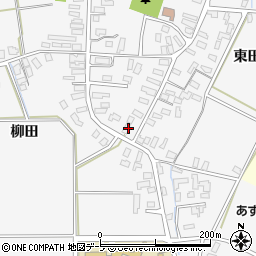 青森県平川市柏木町東田217周辺の地図