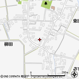 青森県平川市柏木町東田157周辺の地図