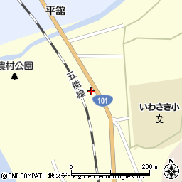 青森県西津軽郡深浦町正道尻小礒36-13周辺の地図