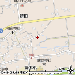 青森県八戸市市川町菅谷地4周辺の地図