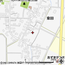 青森県平川市柏木町東田34周辺の地図