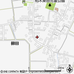 青森県平川市柏木町東田209周辺の地図