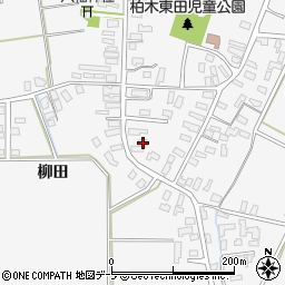 青森県平川市柏木町東田208周辺の地図