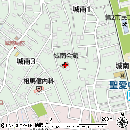 城南会館周辺の地図