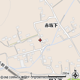 青森県八戸市市川町赤坂下周辺の地図