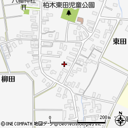 青森県平川市柏木町東田221周辺の地図