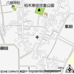 青森県平川市柏木町東田222周辺の地図