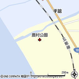 農村公園周辺の地図