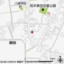 青森県平川市柏木町東田203周辺の地図