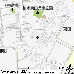 青森県平川市柏木町東田153周辺の地図