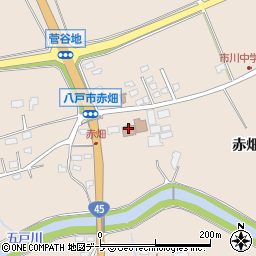 八戸市市川市民サービスセンター周辺の地図