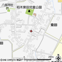 青森県平川市柏木町東田224周辺の地図