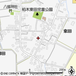青森県平川市柏木町東田153-1周辺の地図