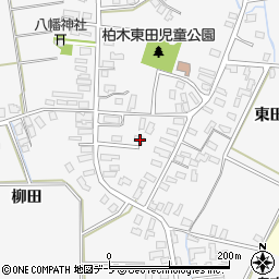 青森県平川市柏木町東田163周辺の地図