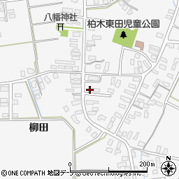 青森県平川市柏木町東田203-2周辺の地図