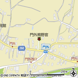 門外熊野宮周辺の地図
