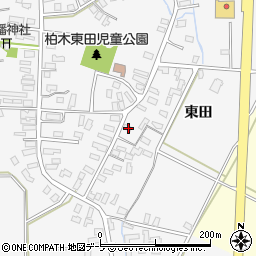 青森県平川市柏木町東田235周辺の地図