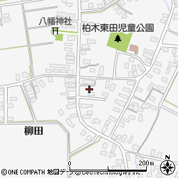 青森県平川市柏木町東田202周辺の地図