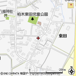 青森県平川市柏木町東田228周辺の地図