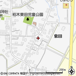 青森県平川市柏木町東田233周辺の地図