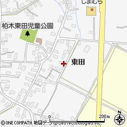 青森県平川市柏木町東田342周辺の地図