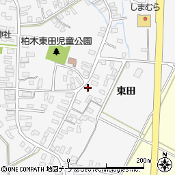 青森県平川市柏木町東田231周辺の地図