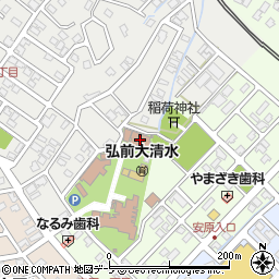 弘前大清水希望の家周辺の地図