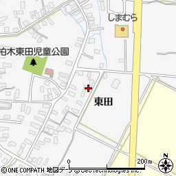 青森県平川市柏木町東田345周辺の地図