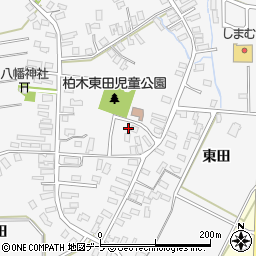 青森県平川市柏木町東田167-64周辺の地図