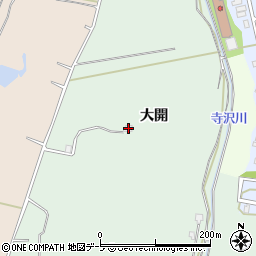 青森県弘前市小沢大開159-1周辺の地図
