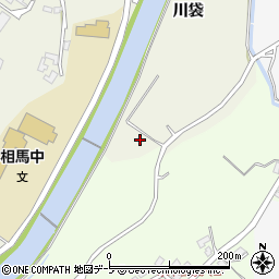 青森県弘前市紙漉沢川袋30周辺の地図