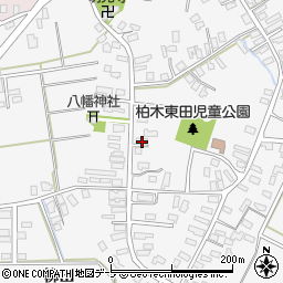 青森県平川市柏木町東田194周辺の地図