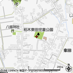 青森県平川市柏木町東田167周辺の地図