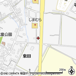 青森県平川市柏木町東田270-1周辺の地図