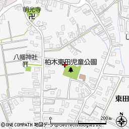 青森県平川市柏木町東田167-2周辺の地図