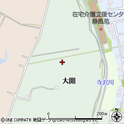 青森県弘前市小沢大開159周辺の地図