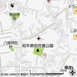 青森県平川市柏木町東田140-8周辺の地図