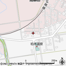 青森県平川市本町南柳田25-15周辺の地図