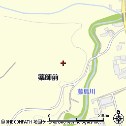 青森県十和田市藤島薬師前周辺の地図