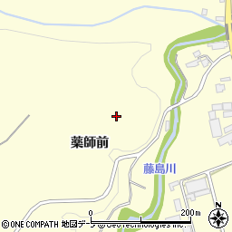 青森県十和田市藤島（薬師前）周辺の地図